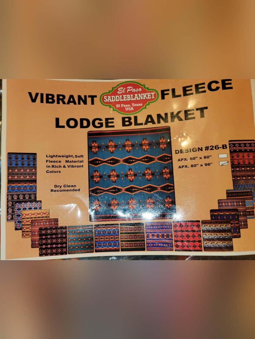El Paso Fleece Saddle Blanket